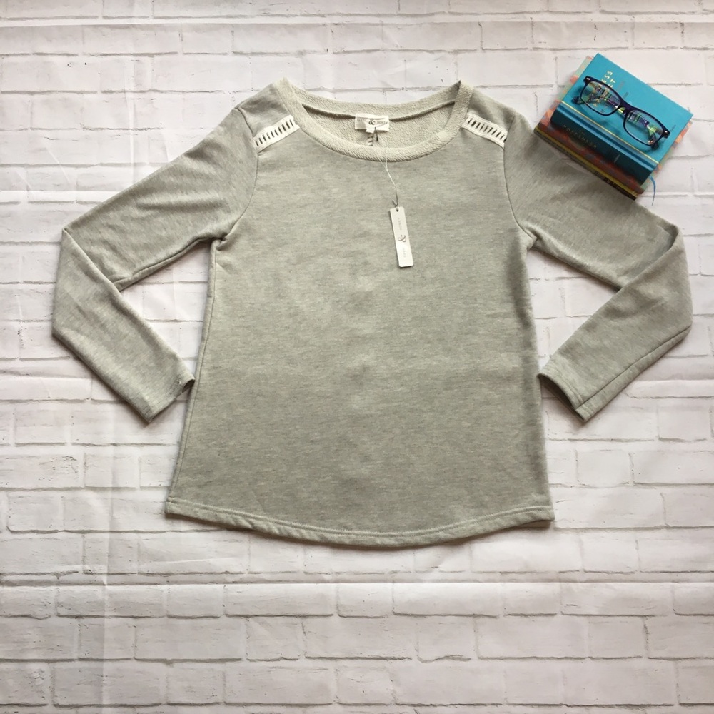 NWT Grey Long Sleeve Sweatshirt